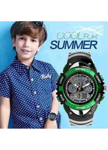 Детские спортивные часы 0998 (Зеленый) Skmei (314483581)
