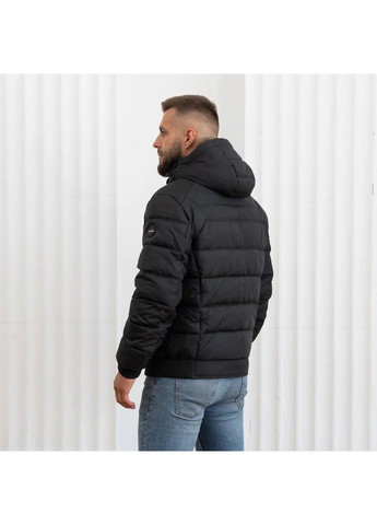 Черная зимняя мужская куртка зимняя большого размера SK