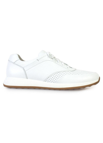 Белые демисезонные кроссовки мужские бренда 9200447_(1) ModaMilano