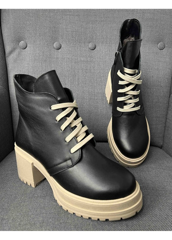 Зимние ботинки женские Mermaid на тракторной подошве, со шнуровкой