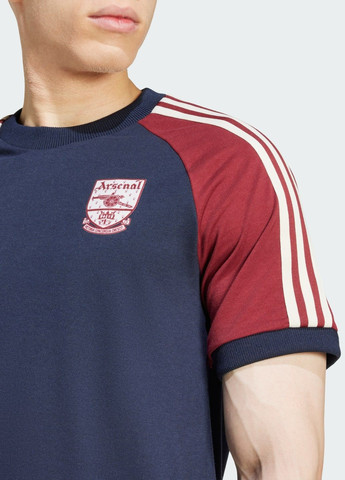 Синя футболка arsenal adicolor classics 3-stripes adidas