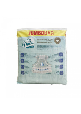 Подгузники JUMBOBAG Extra Soft 5 JUNIOR 15-25 кг 136 шт (53193102) Dada (369458393)