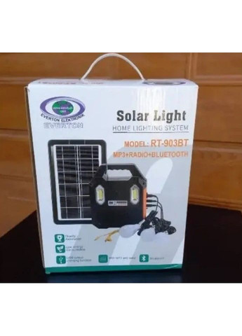 Солнечная станция фонарь-колонка Solar RT-903BT повербанк с солнечной батареей (2104618839) Everton (370606337)