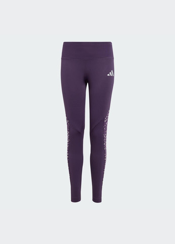 Фиолетовые демисезонные леггинсы training essentials glam print kids adidas