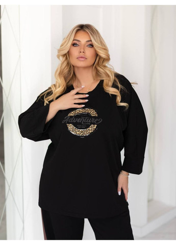 Женский костюм-двойка из креп-дайвинга No Brand (367853275)