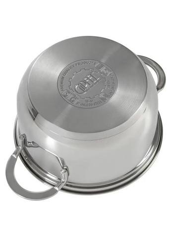 Каструля з кришкою Sofia GP-2317 18 см 2.2 л срібляста Gipfel (319552056)