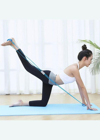 Ремень эспандер трубчатый восьмерка для фитнеса и пилатеса (OK0095_2) No Brand (325408521)