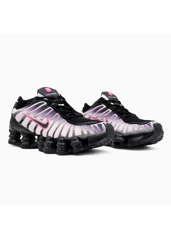 КРОСІВКИ ЖІНОЧІ NIKE SHOX TL BLACK/PLAYFUL PINK НАЙК ШОКС ТЛ ЧОРНІ No Brand чорні демісезони (391950349)