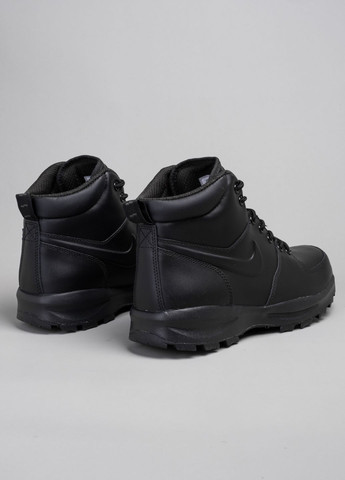 Чорні Осінні кросівки чоловічі високі manoa leather (454350-003) 345069 Power