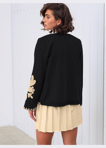 жакет з вишивкою чорний Dressa (307287507)