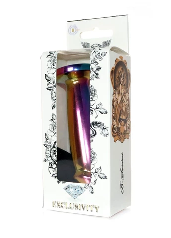 Анальная пробка HeavyFun Penis Jewellery Multicolour Plug Clear M B Series (402299355)