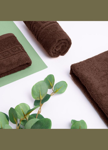 IDEIA полотенце махровое версаче 35х60 см шоколад коричневый производство - Украина