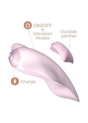 Смарт-вібратор в трусики Temptation, 11 режимів, кріплення-магніт Adrien Lastic (333333168)