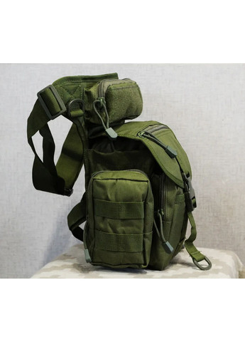 Сумка на пояс тактична Олива 6л, набедрена сумка для військових з кріпленням Molle No Brand (361669439)