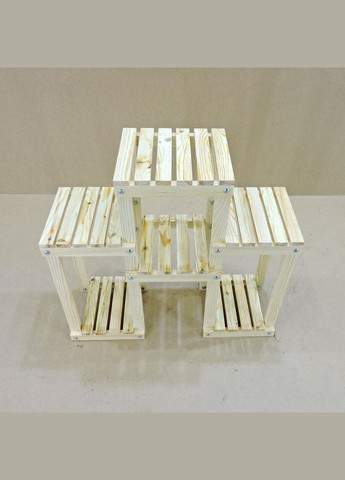 Підставка для квітів з дерева Жиронда бланже (ЦВТ-006001) No Brand (328226074)