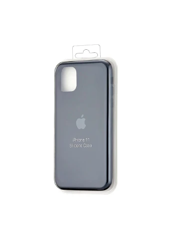 Чохол силіконовий протиударний для iPhone 11 чорний Silicone Full Cover Case (370165883)