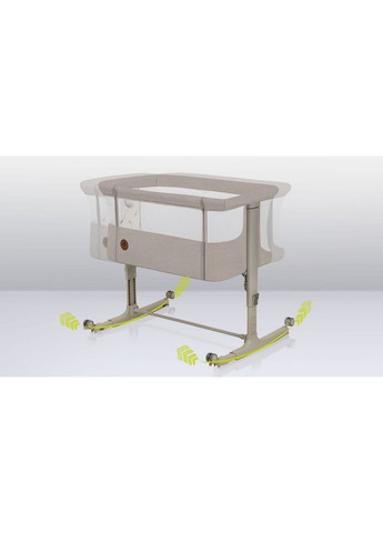 Ліжко 3-в-1 Beige Sand бежева () Lionelo LO-AURORA BEIGE SAND (328400519)