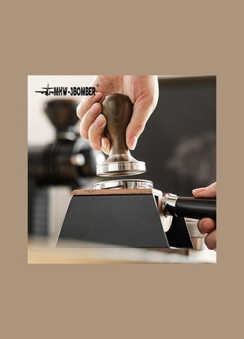 Темпер MHW-3Bomber 58 mm Vase walnut для кофе Рифленый (R-T5210T-VS) No Brand (303975677)