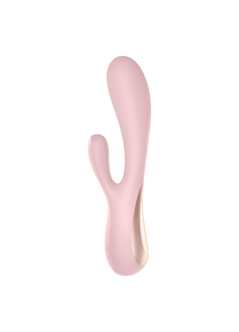Смарт вібратор-кролик Mono Flex Mauve, 2 мотори, керування через інтернет Satisfyer (316156290)