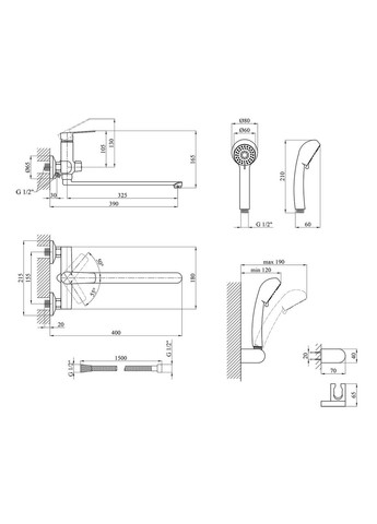 Змішувач Kroner (368596590)