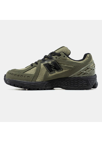 Оливковые (хаки) демисезонные кроссовки мужские new balance 1906r cordura khaki black | нью беланс 1906 кордура хаки No Brand
