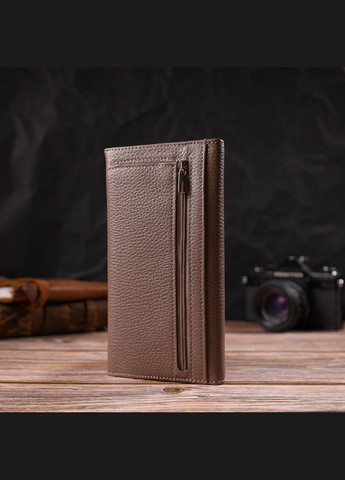 Практичний жіночий портмоне з натуральної шкіри флотар 21695 Бежеве Canpellini (298566798)