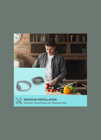 Посудомоечная машина Amazonia 8 Черный (10041204) Klarstein