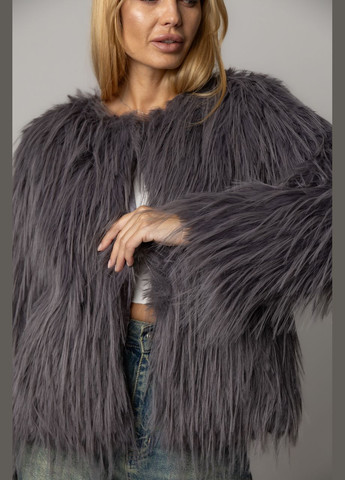 Женская экошуба с длинным ворсом Lurex (304936238)
