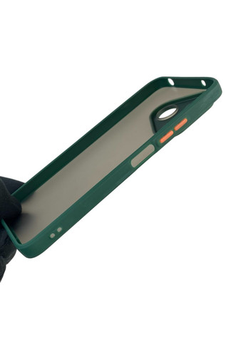 Чохол для телефона Redmi 13 з високими бортами із захистом камери на сяомі редмі 13 темно-зелений Xiaomi (366386312)