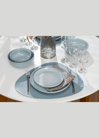 Тарелка суповая фарфоровая Loreto голубая 20 см 1150 мл (AR1020LB) Ardesto (337128297)