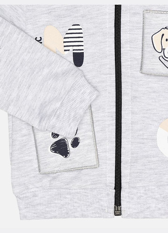 Толстовка для мальчика цвет серый CB-00229040 Pengim (316136576)