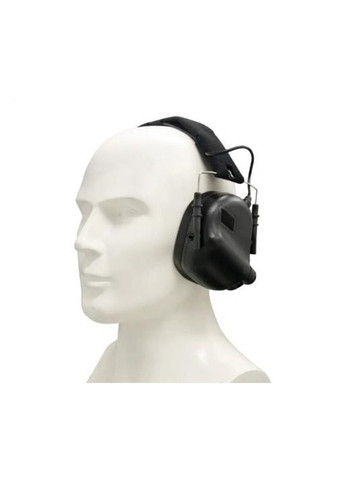 Тактические активные наушники М31 + крепление на шлем OPS Core (чебурашка) Черный Earmor (333662565)