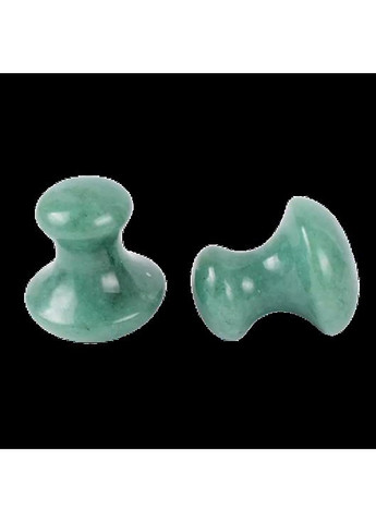 Скребок ГуаШа Грибок из авантюрина, натуральный авантюриновый массажер ГуаШа, 3,5х3,8 см No Brand (350349824)