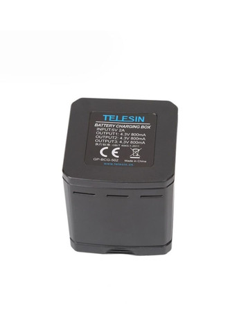 Зарядное устройство telesin для 3 батарей gopro hero7, hero6 и hero5 black No Brand (284177344)