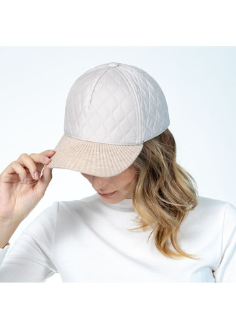 Бейсболка с регулятором женская плащевка бежевая АНИСА LuckyLOOK 560-109 (322792811)