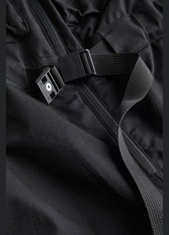 Комбинезон H&M однотонный чёрный спортивный хлопок