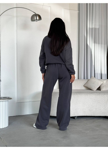 Женский теплый костюм тринитка на флисе, брюки и кофта. Україна (363040739)