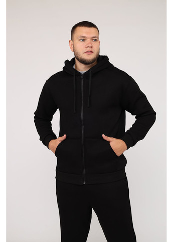 Толстовка на блискавці чоловіча колір чорний CB-00279989 Yuki (349226435)