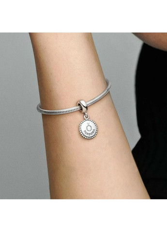 Серебряная бусина для браслета Пандора Логотип 791169 Kabluchka (355347990)