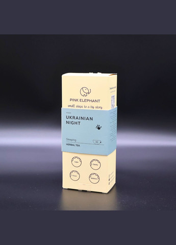 Українська ніч: трав'яний чай для сну Pink Elephant (322871660)