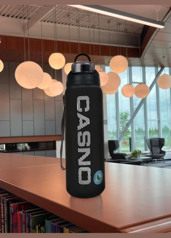 Бутылка для воды CASNO KXN-1246 800 мл черная No Brand (385303848)
