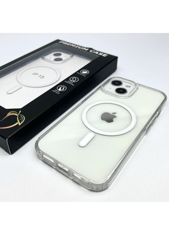Чехол для 15 Mango Magsafe case Magnetic чехол на айфон 15 Crystal clear No Brand (369137098)