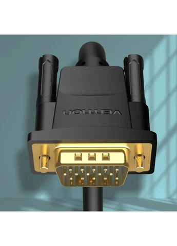 Кабель VGA 15M-15M, 25.0 м, с ферритами, черный Vention (392011354)
