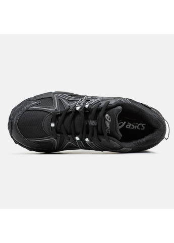 Чорні Осінні чоловічі кросівки asics black gold асікс демісезонні No Brand Gel-Kahana 8