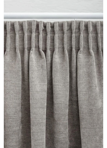 Шторы из матового шенила 2шт. 1,5м х от 2,5м до 3м HYGG (370367259)