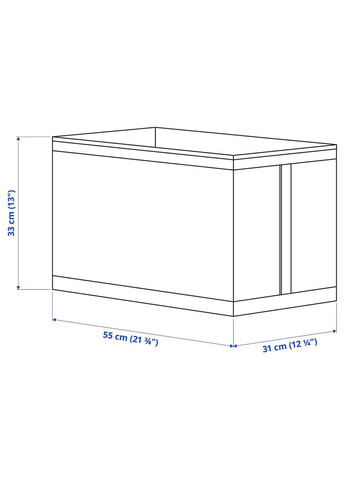 Коробка ІКЕА SKUBB 31х55х33 см (60290370) IKEA (278408338)