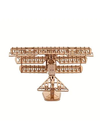 Дерев'яний 3D-пазл конструктор Літак The Air Love LG813 (108 деталей) No Brand (378294652)