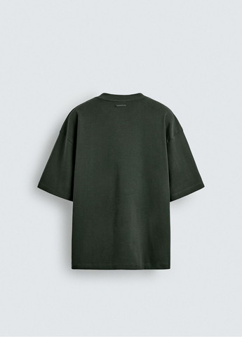 Темно-зелена футболка Zara