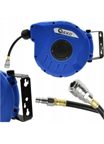 Шланг пневматический на катушке из армированного ПВХ с автоматическим фиксатором 10 метров 8х12 мм (479567-Prob) Unbranded (322265628)