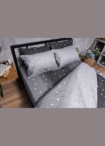 Комплект постельного белья Микросатин Premium «» полуторный 143х210 наволочки 2х40х60 (MS-820005125) Moon&Star starry night (293148344)